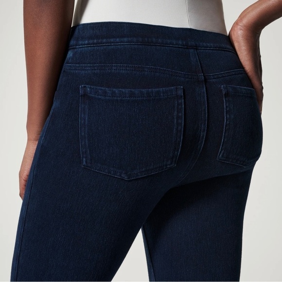 Spanx Jean-ish Ankle Jegging Leggings Denim Pull On Pants - Picture 4 of 14